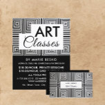Prospectus 11,4 Cm X 14,2 Cm Carrés de Maze de voyage, Enseignant d'Art, Cours<br><div class="desc">Trippy Maze Carrés,  Enseignant en Art,  Art Class Publicité Flyer par The Carte de visite Store.</div>
