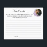 Prospectus 11,4 Cm X 14,2 Cm Carte d'anniversaire du mariage de la capsule de t<br><div class="desc">Ajoutez vos propres informations et pour une personnalisation plus poussée,  cliquez sur le lien "cliquez pour customiser plus loin". ~ Vérifier la collection pour les jeux,  les invitations,  les signes et plus ~</div>