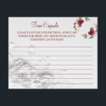 Prospectus 11,4 Cm X 14,2 Cm Carte d'anniversaire du mariage de la capsule de t<br><div class="desc">Ajoutez vos propres informations et pour une personnalisation plus poussée,  cliquez sur le lien "cliquez pour customiser plus loin". ~ Vérifier la collection pour les jeux,  les invitations,  les signes et plus ~</div>
