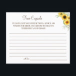Prospectus 11,4 Cm X 14,2 Cm Carte d'anniversaire du mariage Sunflower Time Cap<br><div class="desc">Conception mariage de verdure de tournesol. Ajoutez vos propres informations et pour plus de personnalisation,  cliquez sur le lien "cliquer pour customiser plus loin" (y compris la couleur de police) ~ Vérifiez la collection pour les jeux correspondants,  invitation,  signes,  et plus</div>
