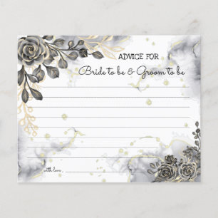 Prospectus 11,4 Cm X 14,2 Cm Carte de conseil pour couple de Black Roses pour l