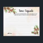 Prospectus 11,4 Cm X 14,2 Cm Carte de Fête des mariées de Noël de conseil de la<br><div class="desc">Time Capsule Conseil Carte de Fête des mariées de Noël. Pour une personnalisation supplémentaire (changer d'autres termes, couleur de police, style de police), cliquez sur personnaliser, faites défiler vers le bas et cliquez sur le lien "cliquer pour customiser plus loin". ~ Vérifier la collection pour les jeux, invitations, signes et...</div>