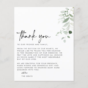 Prospectus 11,4 Cm X 14,2 Cm Carte de remerciement de mariage photo à petit pri