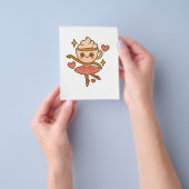 Prospectus 11,4 Cm X 14,2 Cm Carte d'identité italienne Cappuccina Ballerina (main)