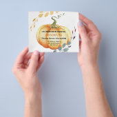 Prospectus 11,4 Cm X 14,2 Cm Carte Postale Budget Rustique Thanksgiving Invitat (main)