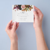 Prospectus 11,4 Cm X 14,2 Cm Carte RSVP automne budget (main)