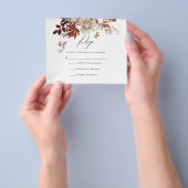 Prospectus 11,4 Cm X 14,2 Cm Carte RSVP automne budget (main)