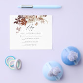 Prospectus 11,4 Cm X 14,2 Cm Carte RSVP automne budget (Simple)