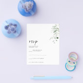 Prospectus 11,4 Cm X 14,2 Cm Carte RSVP BUDGET (Simple)