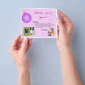 Prospectus 11,4 Cm X 14,2 Cm Cartes publicitaires de vacances .. (main)