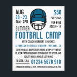 Prospectus 11,4 Cm X 14,2 Cm Casque de football bleu, Camp de football publicit<br><div class="desc">Casque De Football Bleu,  Camp De Football Dépliants Publicitaires Par Le Magasin Carte de visite.</div>