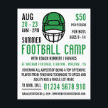 Prospectus 11,4 Cm X 14,2 Cm Casque De Football Vert, Camp De Football Publicit<br><div class="desc">Casque De Football Vert,  Camping De Football Dépliants Publicitaires Par Le Magasin Carte de visite.</div>