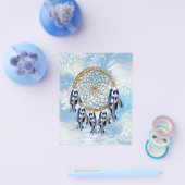 Prospectus 11,4 Cm X 14,2 Cm Catcher de rêve bleu exotique (Simple)