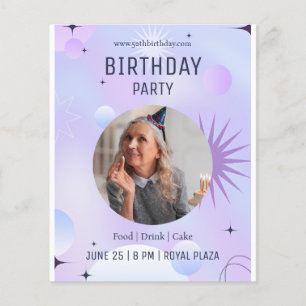 Prospectus 11,4 Cm X 14,2 Cm Célébration des 50 ans, Photo 50e anniversaire 