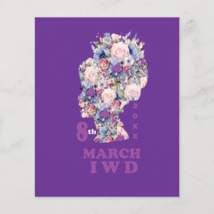 Prospectus 11,4 Cm X 14,2 Cm Célébrez la Journée internationale des femmes 2025