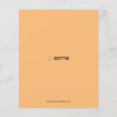 Prospectus 11,4 Cm X 14,2 Cm Centre spa personnalisé (Dos)