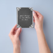 Prospectus 11,4 Cm X 14,2 Cm Chalkboard customizable (main)