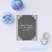 Prospectus 11,4 Cm X 14,2 Cm Chalkboard customizable (Simple)