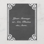 Prospectus 11,4 Cm X 14,2 Cm Chalkboard customizable (Devant)