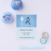 Prospectus 11,4 Cm X 14,2 Cm Charity fun run marathon (Simple)