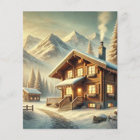 Prospectus 11,4 Cm X 14,2 Cm Charme alpin (Devant)