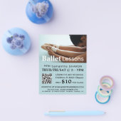 Prospectus 11,4 Cm X 14,2 Cm Chaussures de ballet, Voyage de danse (Simple)