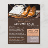 Prospectus 11,4 Cm X 14,2 Cm Chemises et chaussures, Vêtements pour hommes Publ (Devant)