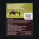 Prospectus 11,4 Cm X 14,2 Cm Cheval équitation Portrait, Instructeur d'équitati<br><div class="desc">Horse Équitation Portrait,  Instructeur D'Équitation,  Academy Publicité Flyers Par Le Magasin Carte de visite.</div>