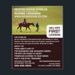 Prospectus 11,4 Cm X 14,2 Cm Cheval équitation Portrait, Instructeur d'équitati<br><div class="desc">Horse Équitation Portrait,  Instructeur D'Équitation,  Academy Publicité Flyers Par Le Magasin Carte de visite.</div>