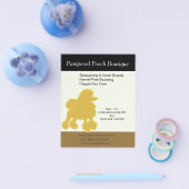 Prospectus 11,4 Cm X 14,2 Cm Chien Chiot Grooming Salon Customisé Animaux (Simple)