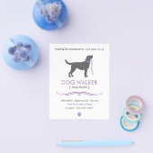 Prospectus 11,4 Cm X 14,2 Cm Chien Marcheur / Marcheuse Voyage d'affaires Modèl (Simple)