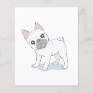 Prospectus 11,4 Cm X 14,2 Cm Chien mignon chiot   Cadeau Pour Amoureux de les c