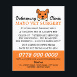 Prospectus 11,4 Cm X 14,2 Cm Chien orange, Vétérinaire, Service vétérinaire<br><div class="desc">Orange Dog,  Vétérinaire,  Service Vétérinaire Circulaire de publicité par The Carte de visite Store.</div>