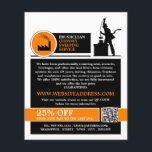 Prospectus 11,4 Cm X 14,2 Cm Chimney Sweep Logo Design Chimney Sweep Service<br><div class="desc">Conception du logo Chimney Sweep,  Service de balayage Chimney Circulaire publicitaire par The Carte de visite Store.</div>