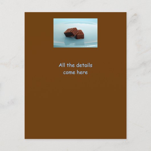 Prospectus 11,4 Cm X 14,2 Cm Chocoholics Réunions anonymes (Dos)