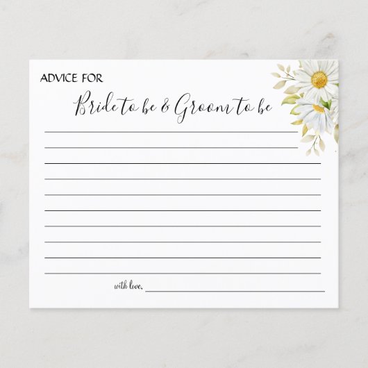 Prospectus 11,4 Cm X 14,2 Cm Chrysanthemum verdure Mariage Conseils carte douch (Devant)