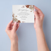 Prospectus 11,4 Cm X 14,2 Cm Chute La Nuit Avant | Circulaire d'invitation (main)