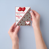 Prospectus 11,4 Cm X 14,2 Cm Circulaire de la Saint-Valentin (main)