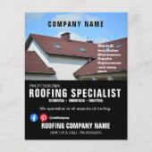 Prospectus 11,4 Cm X 14,2 Cm Circulaire de l'entreprise professionnelle de couv (Devant)