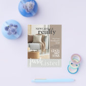 Prospectus 11,4 Cm X 14,2 Cm Circulaire de location immobilière (Simple)