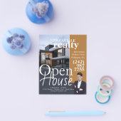 Prospectus 11,4 Cm X 14,2 Cm Circulaire d'ouverture de la location immobilière (Simple)