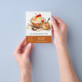 Prospectus 11,4 Cm X 14,2 Cm Circulaire du glacier (main)