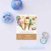 Prospectus 11,4 Cm X 14,2 Cm Circulaire du glacier (Simple)