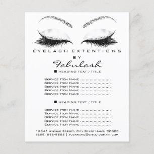 Prospectus 11,4 Cm X 14,2 Cm Circulaire maquillage Beauté Parties scintillant A