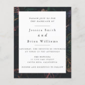 Prospectus 11,4 Cm X 14,2 Cm Circulaire Mariage Imaginaire (Devant)