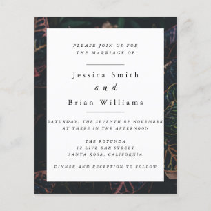 Prospectus 11,4 Cm X 14,2 Cm Circulaire Mariage Imaginaire