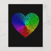Prospectus 11,4 Cm X 14,2 Cm Circulaire nocturne LGBT Pride (Dos)