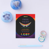 Prospectus 11,4 Cm X 14,2 Cm Circulaire nocturne LGBT Pride (Simple)