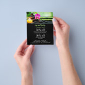 Prospectus 11,4 Cm X 14,2 Cm Circulaire personnalisée pour les professionnels d (main)