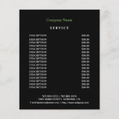 Prospectus 11,4 Cm X 14,2 Cm Circulaire personnalisée pour les professionnels d (Dos)